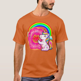 Camiseta Donut Lover Doughnut Bollería de alimentos Unicorn