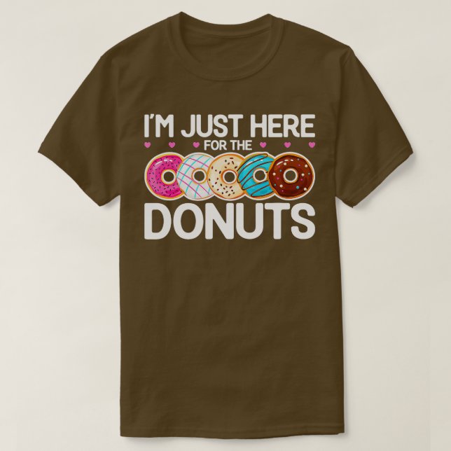 Camiseta Donut Lover me cita aquí para (Diseño del anverso)
