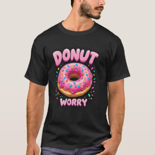 Camiseta Dónut No Preocupes Purpurina