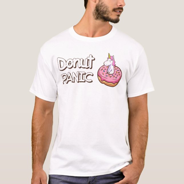Camiseta Donut Panic Unicorn (Anverso)