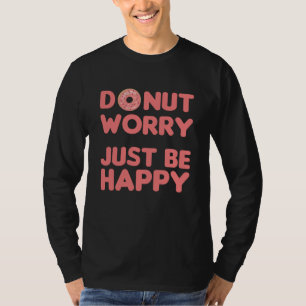 Camiseta Donut Pun Graciosa Comida Alegre Rosa