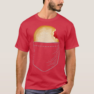 Camiseta Donut rellenado con jelly en bolsillo