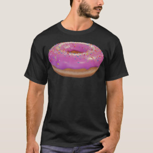 Camiseta Donut rosado con comida para el cumpleaños de los 