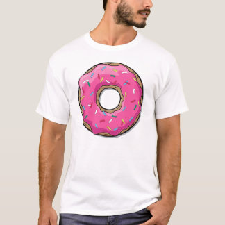 Camiseta Donut rosado personalizado con salpicaduras