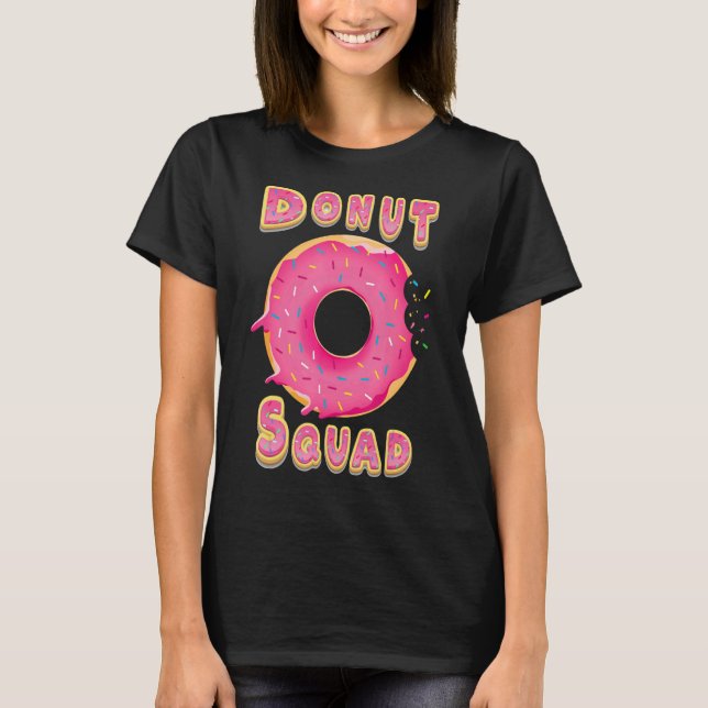 Camiseta Donut Squad ama la panadería Donut (Anverso)