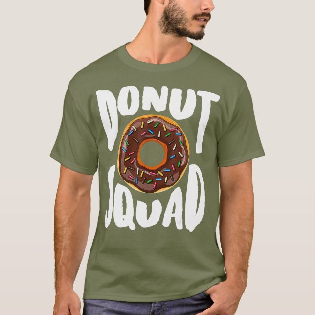 Camiseta Donut Squad Shirt  Cool Donut Lover  Doughnut (Anverso)