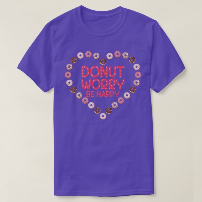 Camiseta Donut Worldwide Be Happy Donut  (Diseño del anverso)