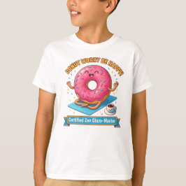 Camiseta Donut Worry Be Happy – Mindful Treat Tee