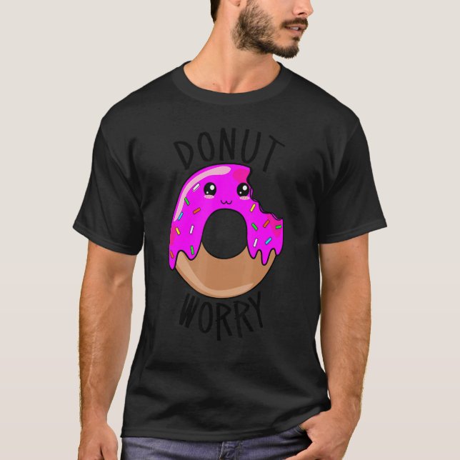 Camiseta Donut Worry   Cute Donut Face (Anverso)