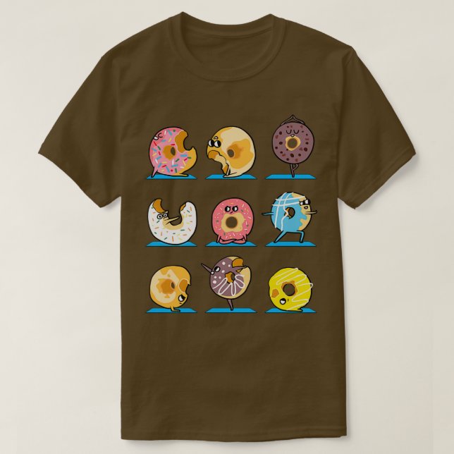 Camiseta Donut Yoga (Diseño del anverso)