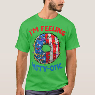Camiseta Donuts americanos haciendo pastelería el 4 de juli