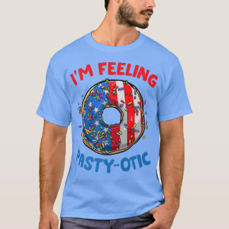Camiseta Donuts americanos haciendo pastelería el 4 de juli