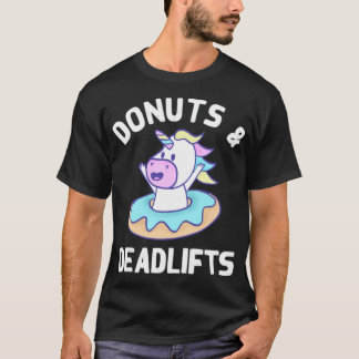 Camiseta Donuts And Deadlifus Unicorn Halterofilia Powerli
