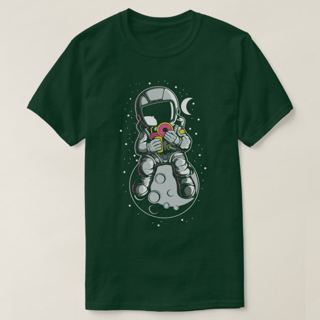 CAMISETA DONUTS ASTRONAUT (Diseño del anverso)