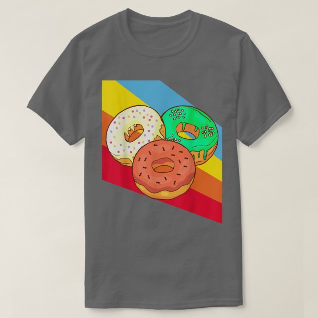 Camiseta Donuts Bake Bakery Baker Cake Comida Deliciosa Dul (Diseño del anverso)