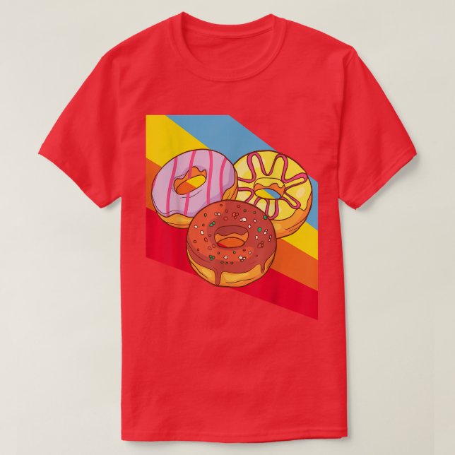 Camiseta Donuts Bake Bakery Baker Cake Comida Deliciosa Dul (Diseño del anverso)
