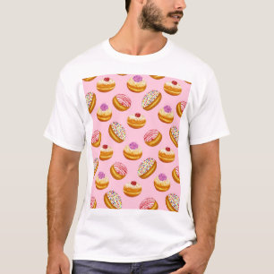 Camiseta Donuts coloridos: acuarela dibujada a mano