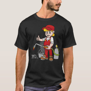 Camiseta Donuts de cumpleaños para astronautas en el techo
