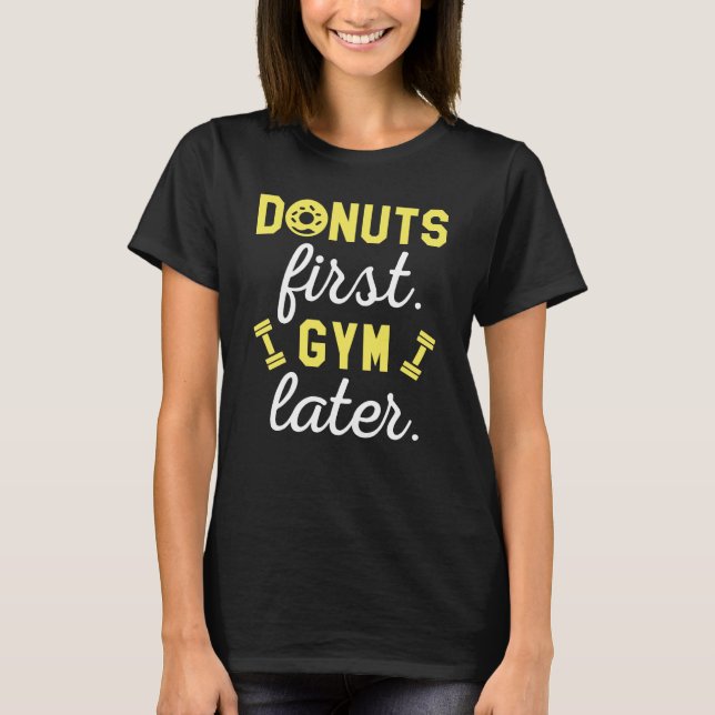 Camiseta Donuts First Gym Después (Anverso)