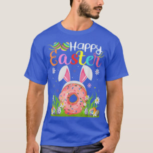 Camiseta Donuts Food Lover Huevo Caza Graciosa Donuts Happy