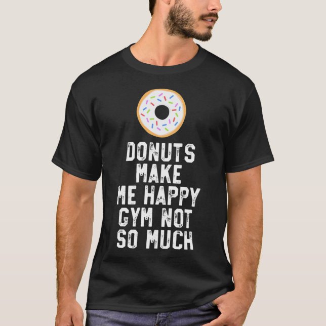 Camiseta Donuts Make Me Happy Postsert (Anverso)