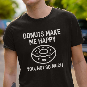 Camiseta Donuts me hacen feliz