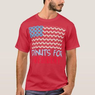 Camiseta Donuts para presidente
