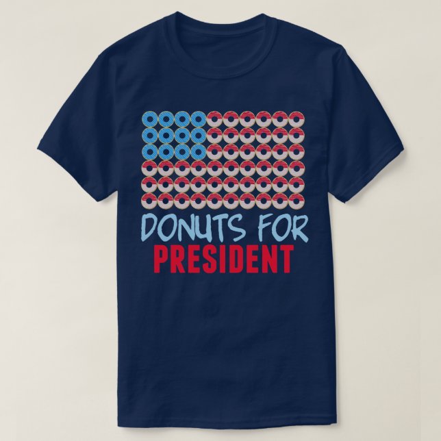 Camiseta Donuts para presidente (Diseño del anverso)