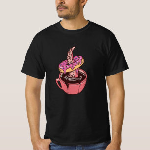 Camiseta Donuts y café