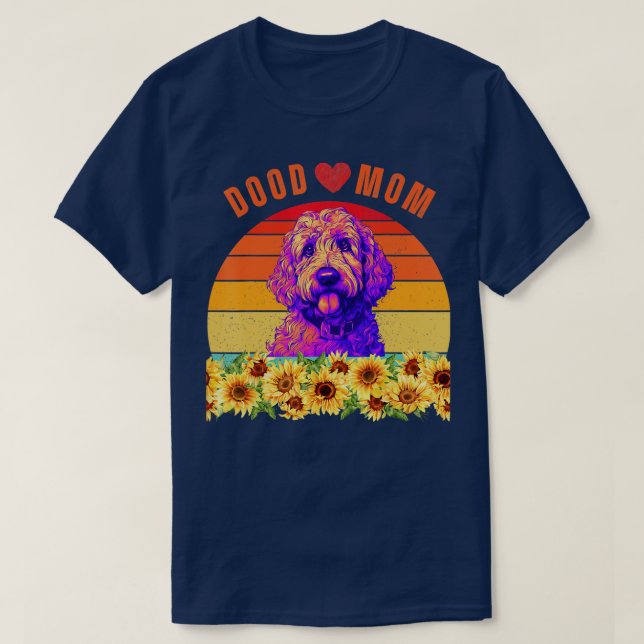 Camiseta Dood Mom Sunflower vintage (Diseño del anverso)
