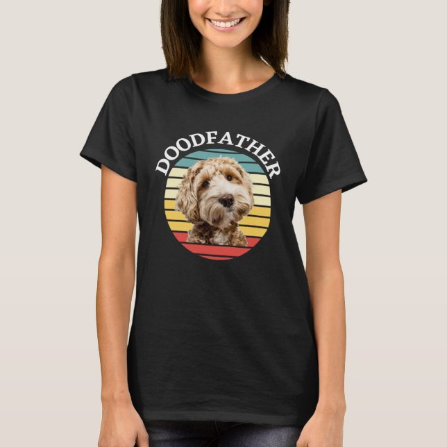 Camiseta Doodfather Goldendoodle Labradoodle  for doodle da (Anverso)