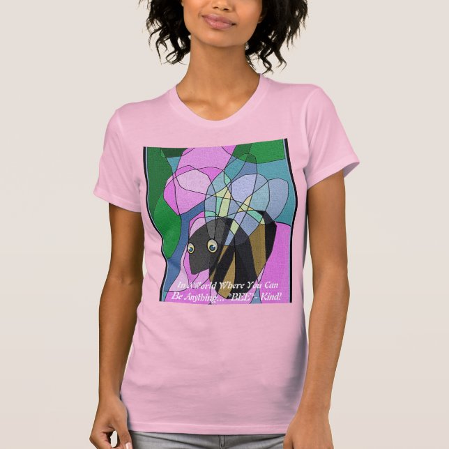 Camiseta Doodle Bee-Kind: (Anverso)