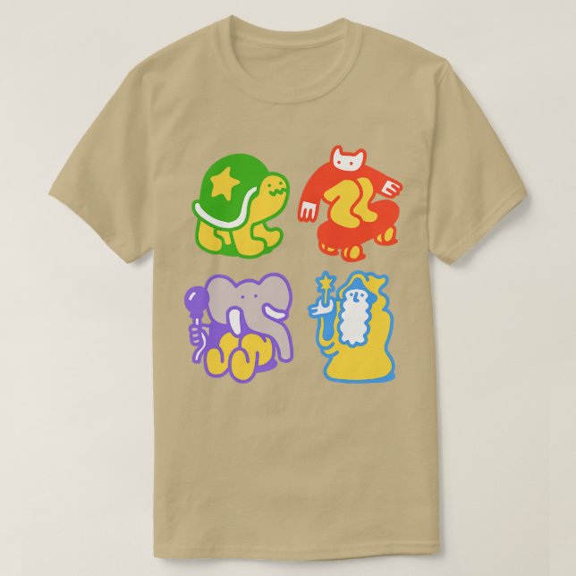 Camiseta Doodle Buddies (Diseño del anverso)