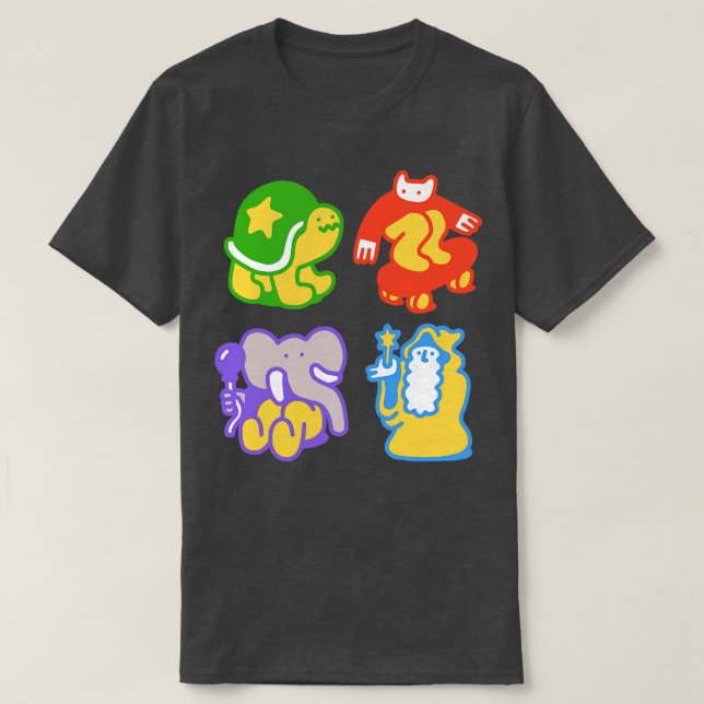 Camiseta Doodle Buddies (Diseño del anverso)