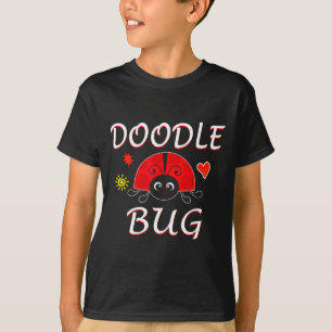 Camiseta Doodle Bug divertido garabato mariquita