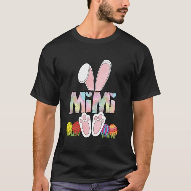 Camiseta Doodle Bunny Mama Mini Bunny Mama Easter (Anverso)