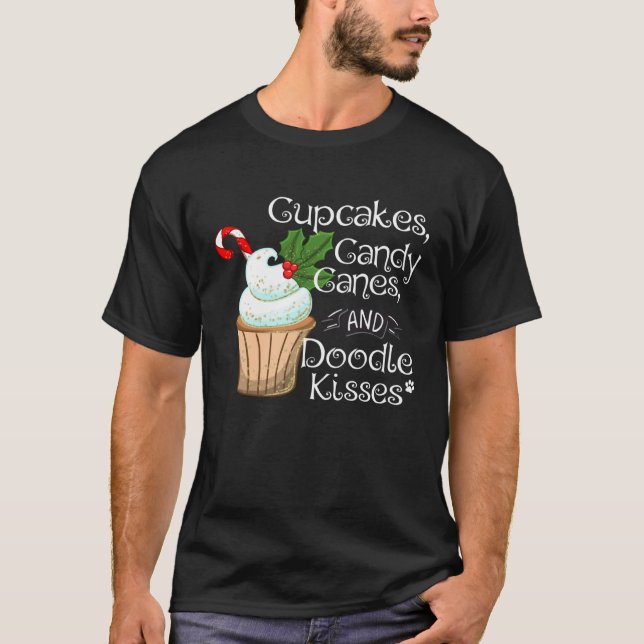 Camiseta Doodle Christmas  Aussiedoodle Bordoodle Sheepadoo (Anverso)
