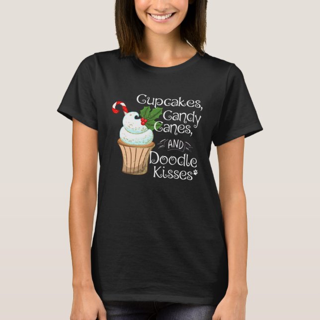 Camiseta Doodle Christmas  Aussiedoodle Bordoodle Sheepadoo (Anverso)