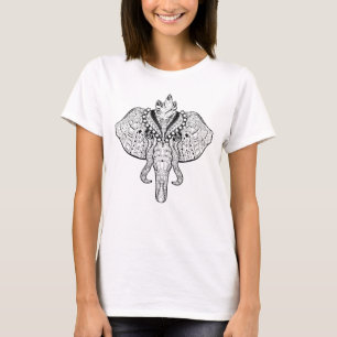 Camiseta Doodle Circus Elephant