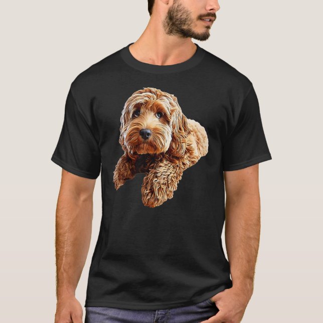 Camiseta Doodle Cockerpoo Cockapoo Spoodle Cute Perro cacho (Anverso)