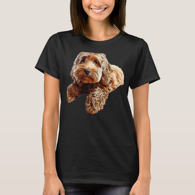 Camiseta Doodle Cockerpoo Cockapoo Spoodle Cute Perro cacho (Anverso)
