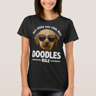 Camiseta Doodle Cuto Para Hombres Mujeres Doodle Dorado Lab
