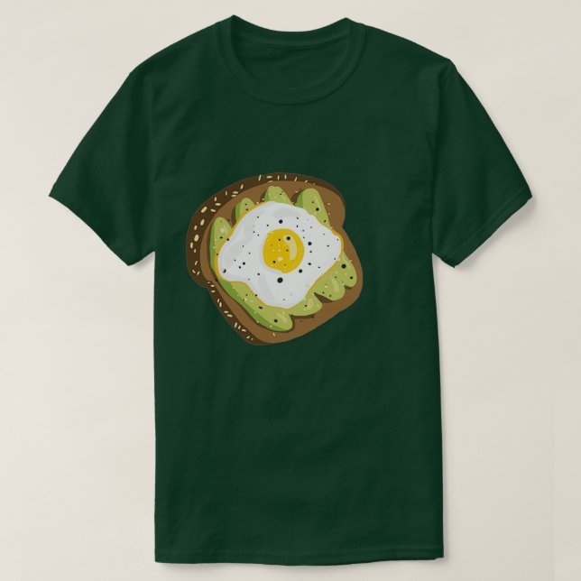 Camiseta Doodle de aguacate (Diseño del anverso)