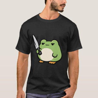 Camiseta Doodle de Cuchillo de Rana Estóica