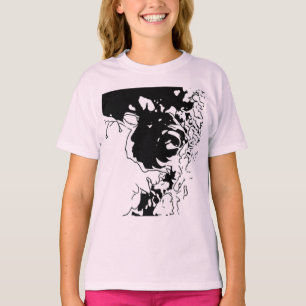 Camiseta Doodle de flores