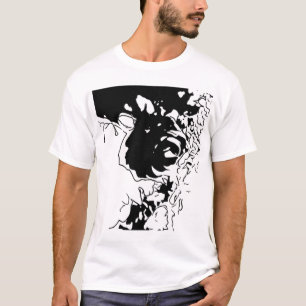 Camiseta Doodle de flores