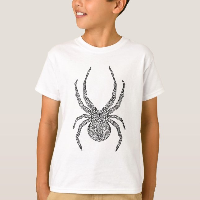 Camiseta Doodle de la araña (Anverso)