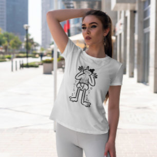 Camiseta Doodle de pánico escénico