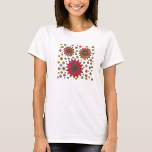 Camiseta Doodle del girasol
