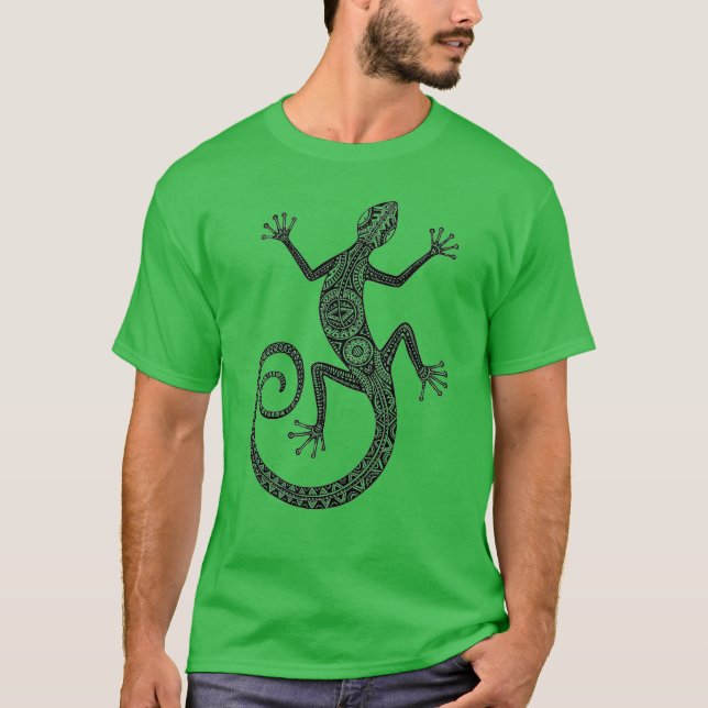 Camiseta Doodle del lagarto o del Salamander (Anverso)